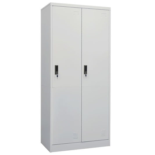 Wardrobe | Light Grey | Steel | Medium | Wardrobe | Rectangular