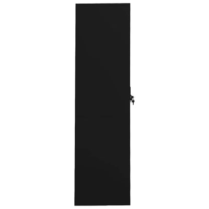 Wardrobe Black 80x50x180 cm Steel