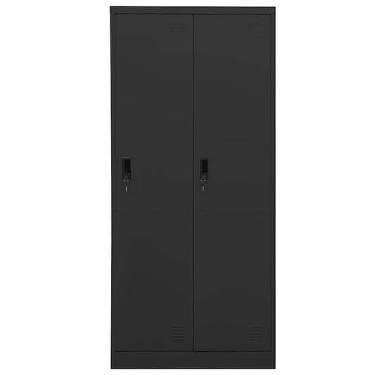 Wardrobe | Anthracite | Steel | 80 cm width, 50 cm depth, 180 cm height