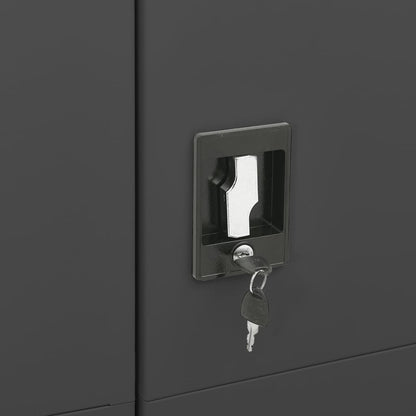 Locker Cabinet | Anthracite | Steel | Locker Cabinet | Rectangular