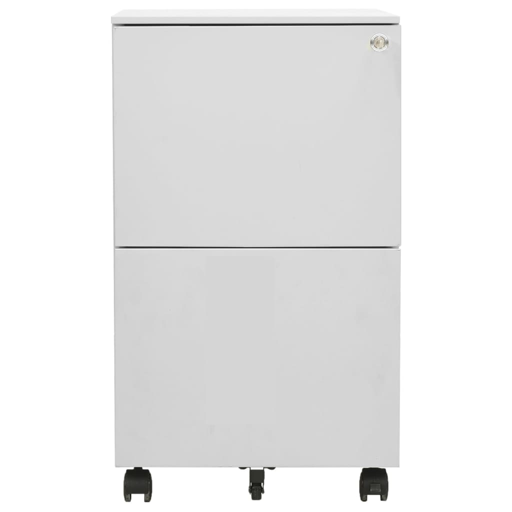 File Cabinet | Light grey | Steel | 39x45x67 cm | File Cabinet