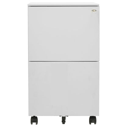 File Cabinet | Light grey | Steel | 39x45x67 cm | File Cabinet