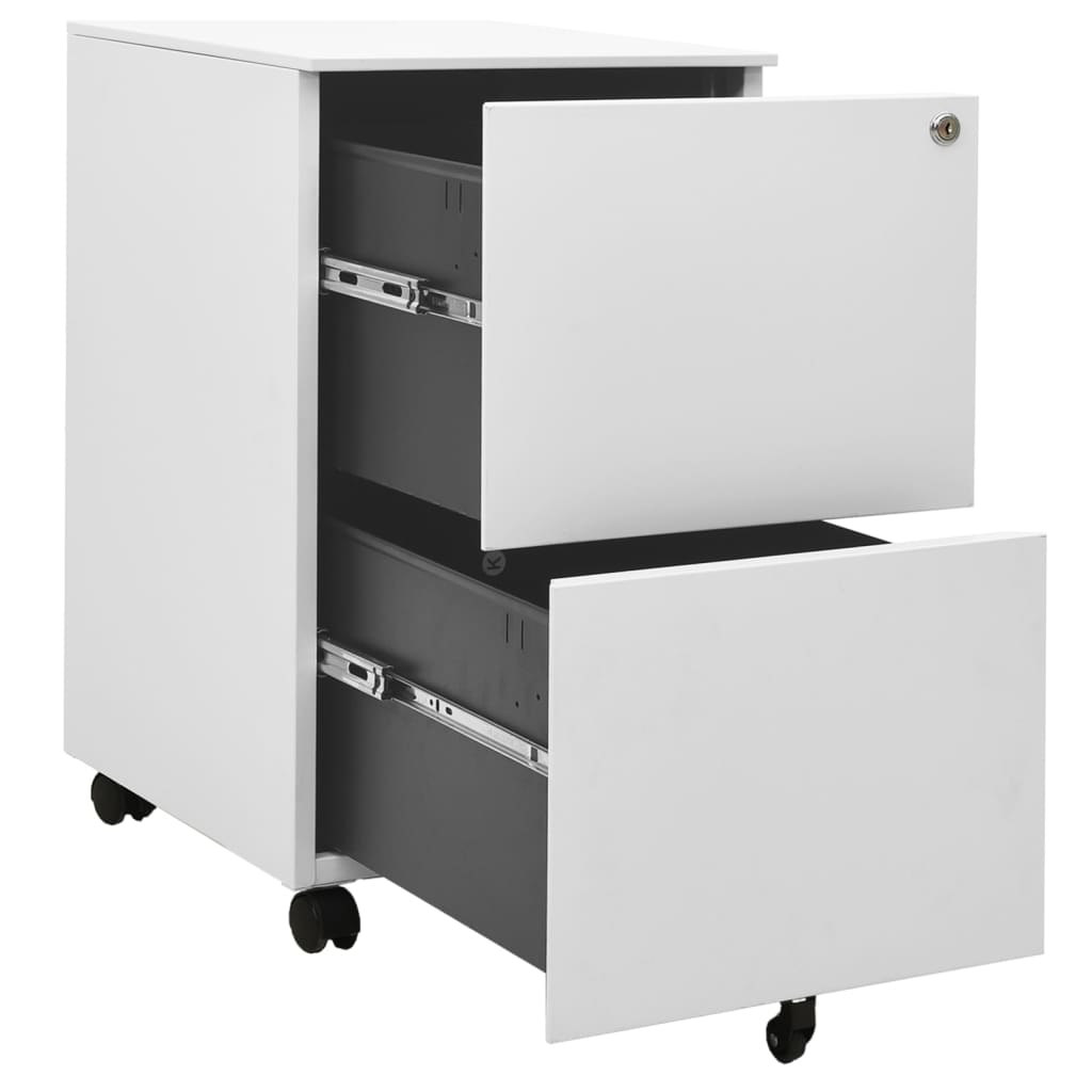 File Cabinet | Light grey | Steel | 39x45x67 cm | File Cabinet