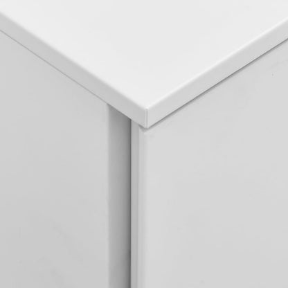 File Cabinet | Light grey | Steel | 39x45x67 cm | File Cabinet