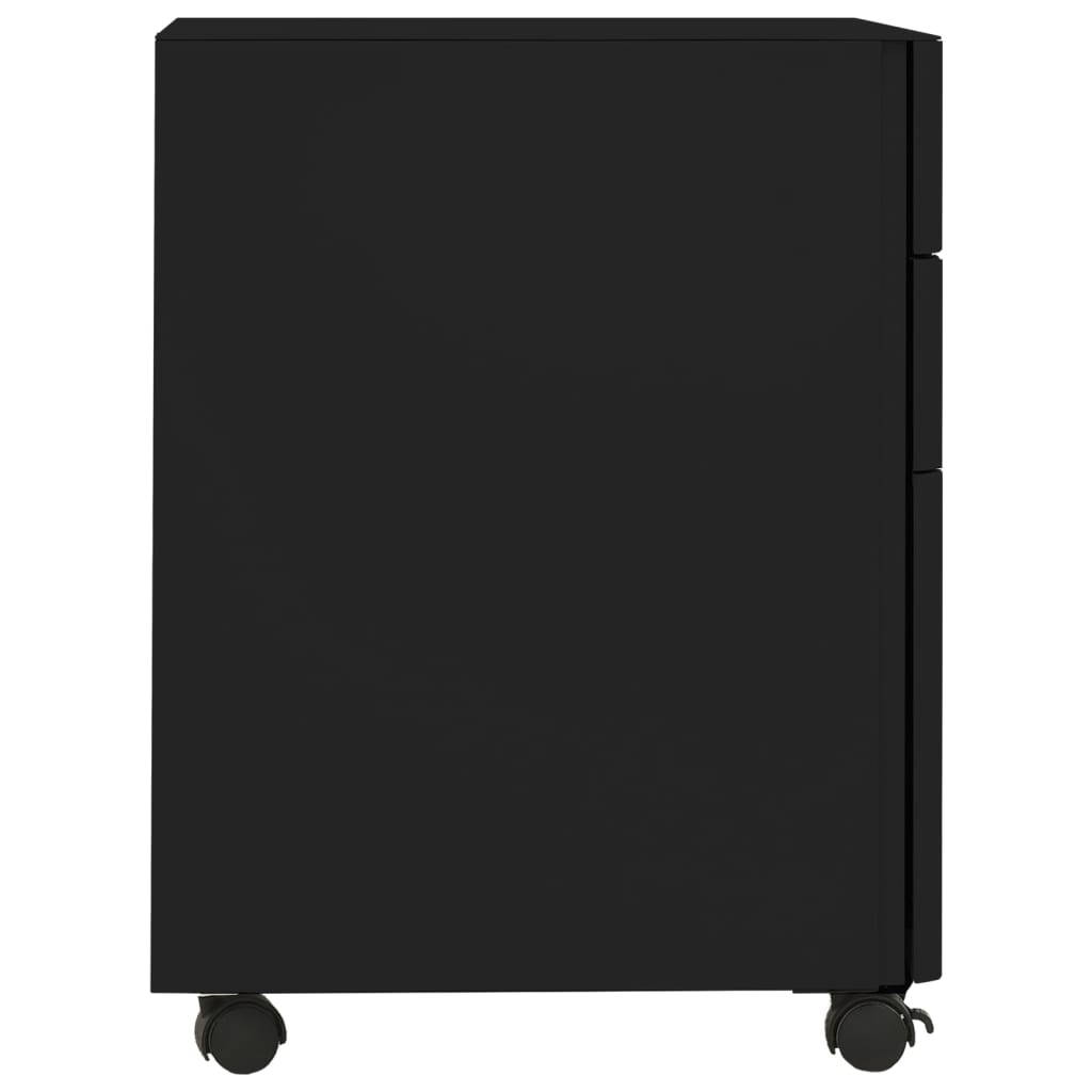 File Cabinet | Black | Steel | File Cabinet | Rectangular | Modern