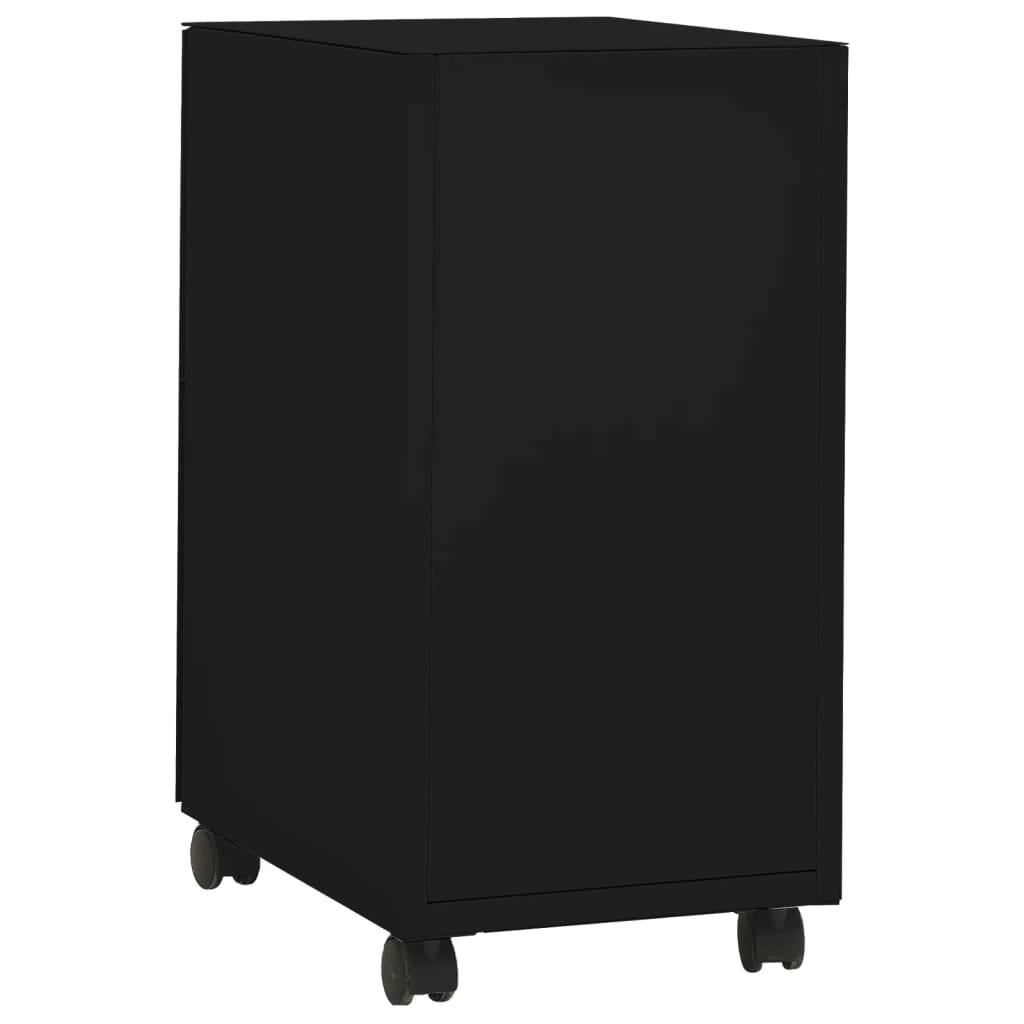 File Cabinet | Black | Steel | File Cabinet | Rectangular | Modern
