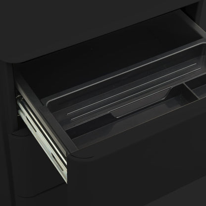 File Cabinet | Black | Steel | File Cabinet | Rectangular | Modern