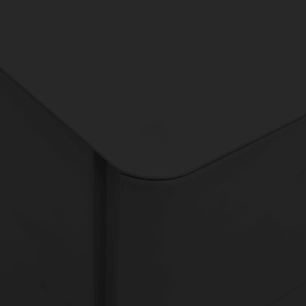 File Cabinet | Black | Steel | File Cabinet | Rectangular | Modern