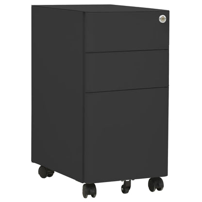 File Cabinet | Anthracite | Steel | 30x45x59 cm | Drawers | File Cabinet