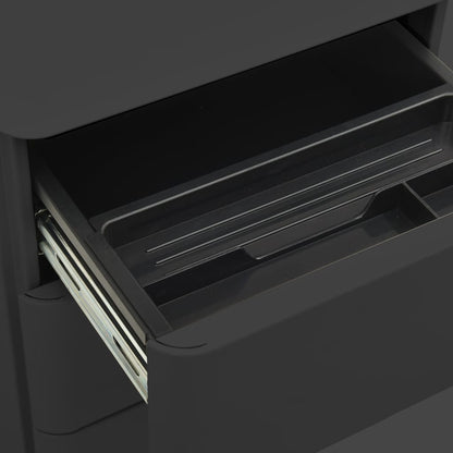File Cabinet | Anthracite | Steel | 30x45x59 cm | Drawers | File Cabinet