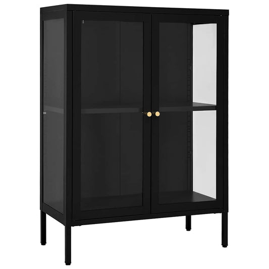Sideboard | Black | Powder-coated steel | Medium | Adjustable Feet