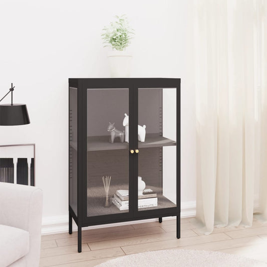 Sideboard | Black | Powder-coated steel | Medium | Adjustable Feet