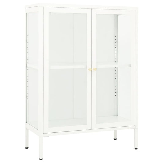 Sideboard | White | Powder-coated steel, tempered glass | Medium