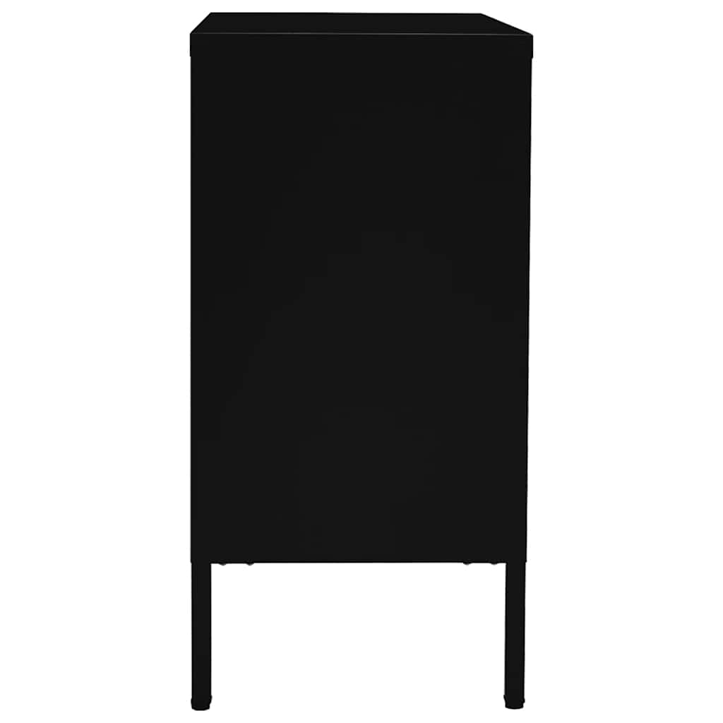 Sideboard | Black | Steel | Medium | Sideboard | Rectangular | Modern