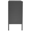 Sideboard Anthracite 29.5"x13.8"x27.6" Steel and Tempered Glass