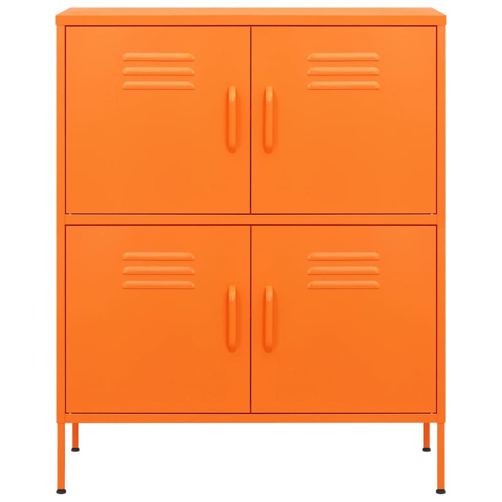 Storage Cabinet | Orange | Steel | Medium | Storage Cabinet | Rectangular