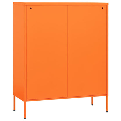 Storage Cabinet | Orange | Steel | Medium | Storage Cabinet | Rectangular