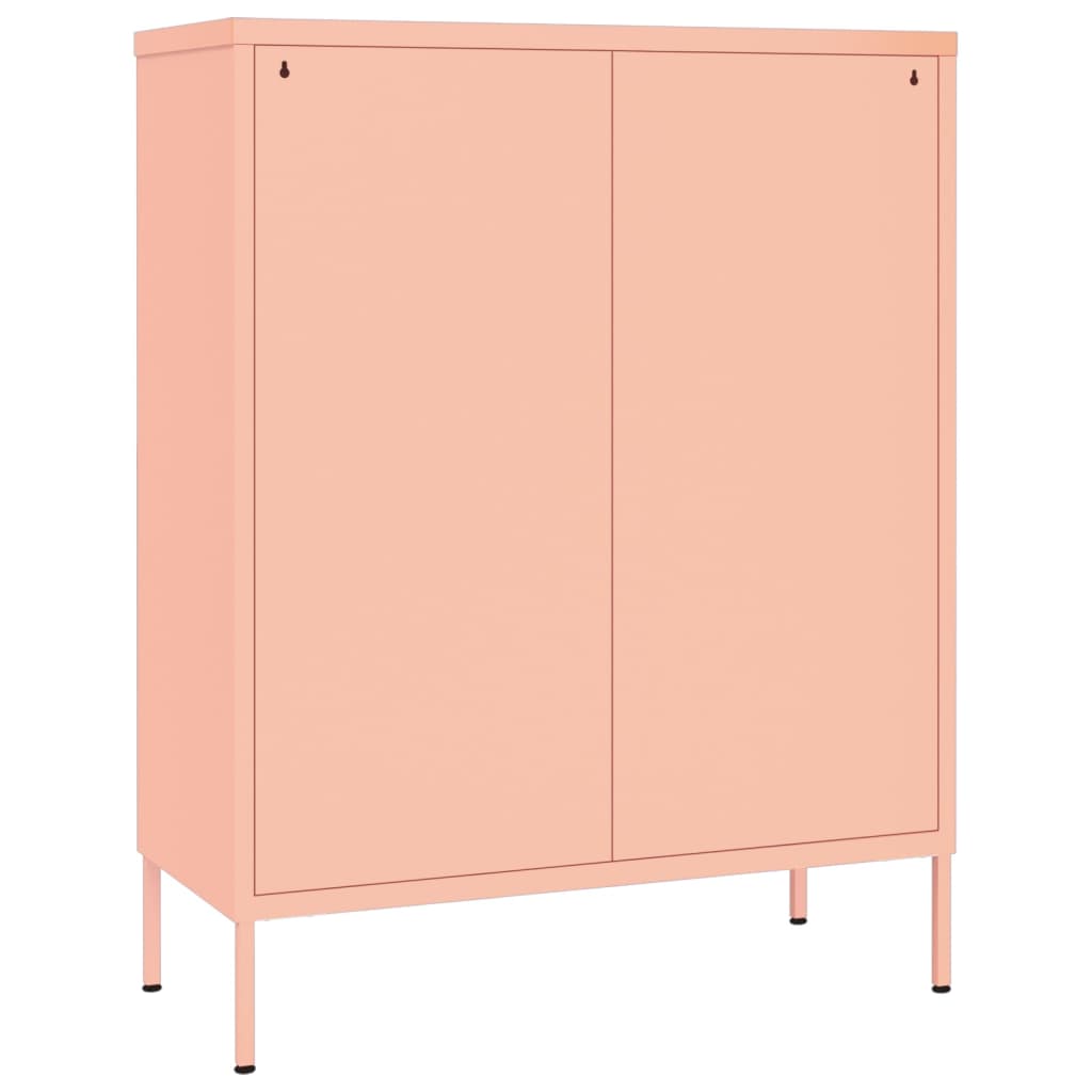 Drawer Cabinet Pink Steel Large Drawer Cabinet Rectangular