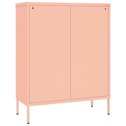 Drawer Cabinet Pink Steel Large Drawer Cabinet Rectangular