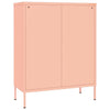 Drawer Cabinet Pink 80x35x101.5 cm Steel