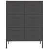 Drawer Cabinet Anthracite 80x35x101.5 cm Steel