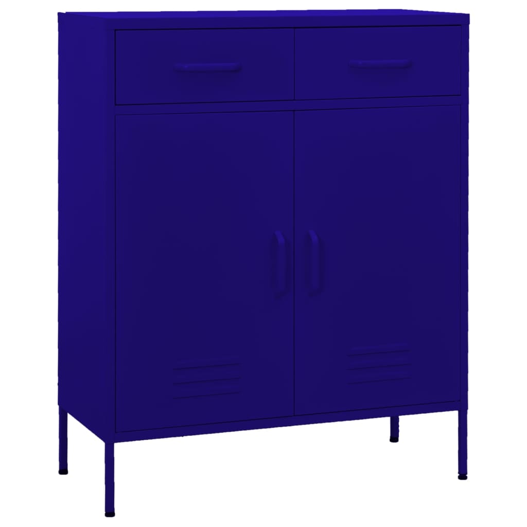 Storage Cabinet | Navy Blue | Steel | Medium | Storage Cabinet