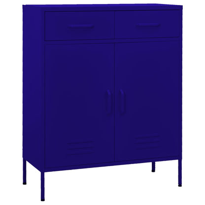 Storage Cabinet | Navy Blue | Steel | Medium | Storage Cabinet