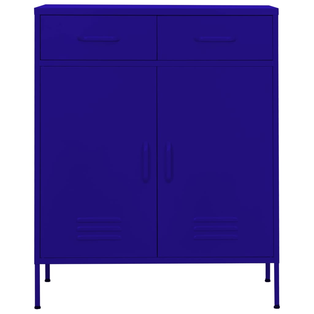 Storage Cabinet | Navy Blue | Steel | Medium | Storage Cabinet
