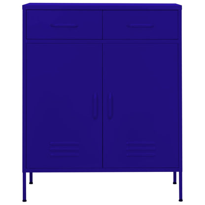 Storage Cabinet | Navy Blue | Steel | Medium | Storage Cabinet