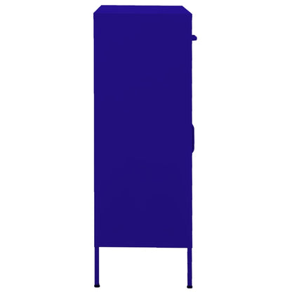 Storage Cabinet | Navy Blue | Steel | Medium | Storage Cabinet