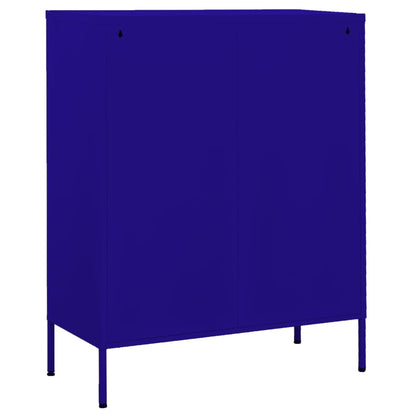 Storage Cabinet | Navy Blue | Steel | Medium | Storage Cabinet