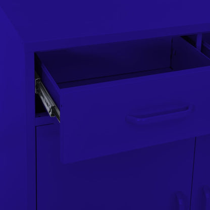 Storage Cabinet | Navy Blue | Steel | Medium | Storage Cabinet