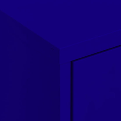 Storage Cabinet | Navy Blue | Steel | Medium | Height-Adjustable Shelves