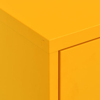 Storage Cabinet | Mustard yellow | Steel | Medium | Levelers