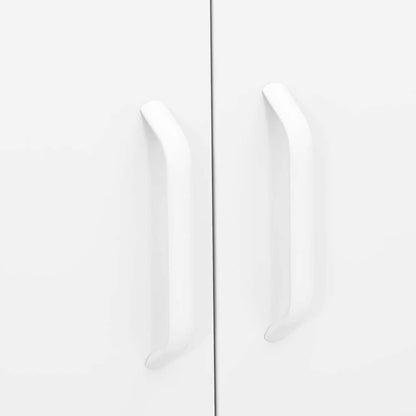 Storage Cabinet White 80x35x101.5 cm Steel