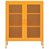 Storage Cabinet Mustard Yellow 80x35x101.5 cm Steel