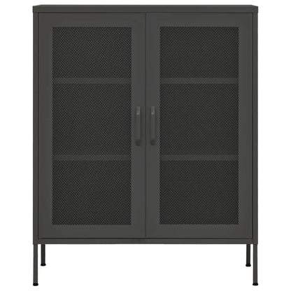 Storage Cabinet Anthracite 80x35x101.5 cm Steel