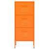 Storage Cabinet Orange 42.5x35x101.5 cm Steel