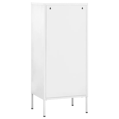 Storage Cabinet White 42.5x35x101.5 cm Steel