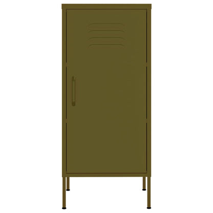Storage Cabinet Olive Green 42.5x35x101.5 cm Steel