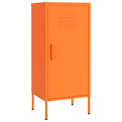 Storage Cabinet Orange 42.5x35x101.5 cm Steel