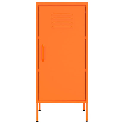 Storage Cabinet Orange 42.5x35x101.5 cm Steel