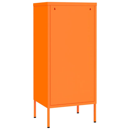 Storage Cabinet Orange 42.5x35x101.5 cm Steel