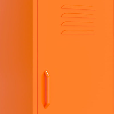 Storage Cabinet Orange 42.5x35x101.5 cm Steel