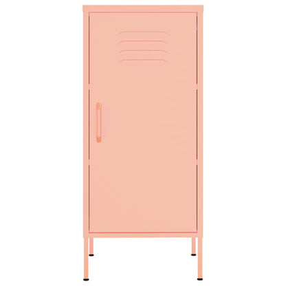 Storage Cabinet Pink 42.5x35x101.5 cm Steel