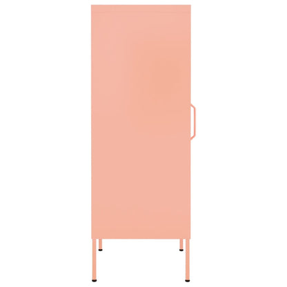 Storage Cabinet Pink 42.5x35x101.5 cm Steel