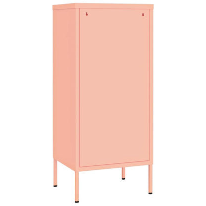 Storage Cabinet Pink 42.5x35x101.5 cm Steel