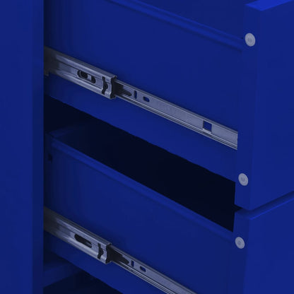 Chest Of Drawer | Navy Blue | Steel | Medium | Levelers