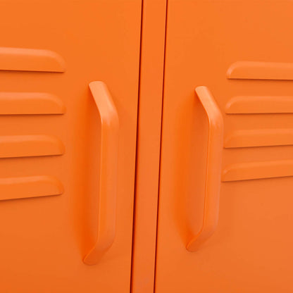 TV Cabinet Orange 105x35x50 cm Steel