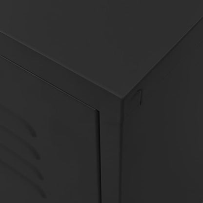 TV Cabinet | Black | Steel | Medium | Adjustable Feet | TV Cabinet